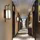 CLCEY new Chinese-style sound and light control human body sensing wall light intelligent voice control living room bedroom staircase aisle LED lamp 6636-regular model