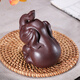 MathDeray Yixing original mineral purple sand cute tea pet elephant auspicious elephant Ruyi ornaments high-quality products can be raised high-quality products can be raised