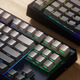 Belly Spirit Mk870 Blackberry Ladring Keyboard mecánico Bluetooth Bluetooth Bluetooth COMPUTADOR COMPUTADORO OFICINA SILENTA [Modo] Obsidiana + Dust Lading Lading KeyCap Eje de melocotón [Cuerpo de eje silencioso]
