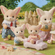 
Sylvanian families Japanese fence fox family Playing house girl toy doll suit Birthday gifts for children