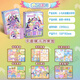 Yuan Clan Little Pony y Baoli Quiet Book Magnetic College Pocket Toy New Style Girls Pegaters Toys Children's Toys Luxurious y Link Little Pony Pony Landscape Bags Total 6 libros, comprar 6 sets