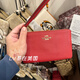 Coach (COACH) United States purchasing Coach women's bag genuine leather PVC classic logo single zipper clutch handbag handbag 1. No need to wait for black 3888