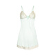 
Guiruo brand internet celebrity sex underwear large size lace spliced ​​suspender nightgown women's outer gown uniform set P3886 shrimp powder (outer gown + belt) one size 80-120Jin [Jin equals 0.5 kg]