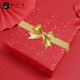 Jiuqiangu gift wrapping paper Chinese Valentine's Day gift paper red gold sprinkled paper wedding gift wrapping paper with ribbon 3445