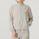 Adidas Jacke für Frauen 2025 Herbst Outdoor Fitness Training Mode gewebte Standkragen Jacke Freizeit komfortable Sportbekleidung JE6173/Light Khaki M.