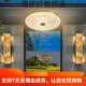 全铜户外吸顶灯别墅大门口门前灯室外过道阳台灯防蚊虫庭 X3893-500/方形