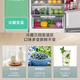 Haier three-door refrigerator, air-cooled, frost-free 283, upgraded to one level, dual-variable, energy-saving, minus-30 degrees deep-freezing, quick-freezing, household small-sized, high-looking refrigerator, small, adjustable left and right doors + food-grade safety materials + energy-saving, level 1 energy efficiency