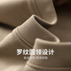 与狼共舞【含桑蚕丝】刺绣短袖T恤2025夏季新款印花亲肤圆领休闲上衣6037 卡其701 XL (180)