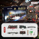 Fenming Children's Electric Trail Track Toys Simulation Retro Dampf Train Internet Promi 3-6 Jahre 5 Jahre 1. Juni Geschenk Retro-Dampfzug [625] wiederaufladbare Lithium-Batterieversion