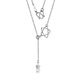 Gold Supreme Platinum Necklace PT950 Star Necklace Pendant Platinum Set Chain Birthday Gift Women's Price 2.46g