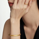 Chow Tai Fook einfache einfache einfache Ring -Frauen (Arbeitsgebühr 120) Nr. 13, ca. 2,7 g EOF1423