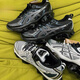 亚瑟士（asics）GEL-Quantum Kinetic 新年系列复古户外跑鞋 1203A270-023 黑灰色(1203A270-023) 41.5