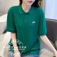 耐克（NIKE）女装男装T恤 2025秋季新款运动服透气宽松舒适跑步休闲短袖polo衫 FN3895-365/孔雀绿 尺码偏大 M