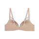 Amor de la primavera y la ropa interior de verano para mujeres, jianyun, sin anillo de acero, agujeros ocultos medios y gruesos, senos pequeños, sujetador reunido, AM17A701, color de piel desnuda, CM0 75B