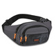 Sac à taille pour homme en multifonction Nouveau sac de téléphone mobile sportif Sac de course de fuite de grande capacité Bag de poitrine extérieure BJ680 Gray