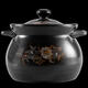 Yonghuan Casserole Eintopftopf Haushalt Haushaltsgas-Topf-Topf Keramik Topf Erde Auflauf hohe temperaturresistente chinesische Medizin Suppe Topf Ton Topf Ton Topf Doppelfarbe Blume 3-5 Menschen verbrannt und ersetzt 3892 ml