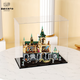 Xianxiu Schach Harry Potter Builds Hogwarts Assistent Schachserie Building Block Movie Burrow (1048 Partikel) + Fernbedienungsbeleuchtung hochwertig