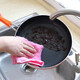 Oil-removing dish towel, wood fiber dishcloth, oil-removing rag, thickened sponge scouring pad, oil-removing 5-pack, random colors