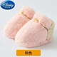 Disney newborn foot covers cotton thickened foot covers for men and women 0-12 months baby soft sole shoes brown (with velvet foot protection) inner length 12CM (recommended 0-12 months)