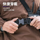 SUREWO mobile phone chest shooting bracket live broadcast Luya street shooting outdoor fishing vlog travel shooting artifact wearable fixed first person perspective chest strap bracket chest strap + extended curved arm + J buckle + locking mobile phone clip + direct rotation + two screws
