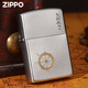 Zippo Oficial Zippo Lighter Classic 205 Matte Gold Rudder Men Gift Kerosene a prueba de viento ZP 205 Versión mate de doros dorados dy9902