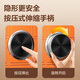 得力（deli）AE692-Z/691-Z/690-Z指纹密码保管箱 (橙色)家用办公商用 多规格 AE692-Z指纹密码保管箱H800 橙