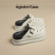 
Aogu Shiden thick-soled hole shoes for women 2025 spring and summer new style for women wearing soft sole comfortable beach slippers simple tow LDN6210 simple white 39-40