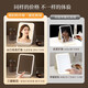 Syouranled makeup mirror with light home large size beauty mirror student dormitory desktop large folding portable makeup mirror smart fill light makeup remover mirror mother's day gift folding makeup mirror plus size + smart makeup e