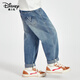 Disney Boys Jeans Spring Children's Coumter Color Line Broidered Casual Casualsers Might Kilds's Fashionable and Eleging Boys Children's Clothes Trend de Denim Bleu 110 cm