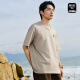 Mark Huafei [Xianglong Stickerei] 7A Antibakterielles Kurzarm T-Shirt Herren 25 Frühlings- und Sommer-Rundkragen Cool Cool Basic All-Match Lose T-Shirt 701 Khaki S (High 155-165 Gewicht 55-60)