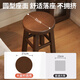 Chair Heart Solid Wood Dressing Stool New Chinese Style Bedroom Dressing Stool Simple Cloakroom Dressing Stool Home Dining Stool Living Room Stool Solid Wood Dressing Stool-Walnut Color