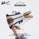 Warrior Shoes Official para hombres Summer Board Board Zapatos Zapatos de lona para hombres Agranables zapatos de deportes informales transpirables Hombres Blanco Gris Blue 42