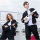 Test brand 09061 Music Password Smart Ukulele Girl Beginners Beginners Guitar Carbon Fiber Black Women's College Style Populele2 White
