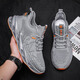 
2025 new casual shoes men's breathable thin shoes men's trendy mesh shoes sports shoes running shoes blade shoes black red 45