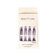 
Purple Butterfly Wearing Nail Art Long Whitening Hand-Style Fake Nail Plate Finished Nail Plate Nail Plate L15258 Dark Night Butterfly [Free Tool Kit 5 Piece Set
