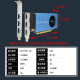 泰塔GTX1050Ti/1650/745/1030RTX3050设计AI半高单槽4G/8G/4K/8K小机箱工控游戏刀卡半长显卡 GTX1050 4GD5 3*HDMI