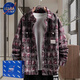 
NASALIKE denim jacket for boys spring and autumn new style teenager shirt jacket for junior and senior high school students men's fashion top 16823 white M (80-100Jin [Jin equals about 0.5 kg])