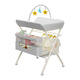 He Jiangong exports Japanese diaper table infant care table baby multi-function foldable baby touching table newborn, ultimate gray [upgraded skeleton] + storage
