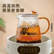 Yipot tea brewing teapot tea water separation glass high temperature resistant borosilicate small tea set office brewing tea elegant cup with filter