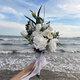 帝兰慕森系婚礼手捧花新娘结婚感婚纱照领证户外演出仿真求婚道具花 听风 新娘手捧花【成品发 限时】