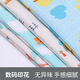 babyjianle婴儿尿不湿收纳袋外出防水便携式宝宝推车纸尿裤尿片收纳包尿布袋 新升级双口袋-恐龙世界（米黄）