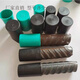 Pupan customized extended steel bar protective cap black green steel wire head protective cap straight thread protective sleeve plastic sleeve 40 extra long cap 500 green 8 cm
