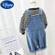 G.DUCKKIDS boys' overalls jeans girls simple children's autumn pants 2025 new baby spring and autumn long pants trend K60-blue overalls () 120 suitable height 110-120cm age 6-7 years old