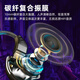 DIVOHiFi earphones are wired in-ear type-C flat plug, audiophile-grade, replaceable cable, high-quality, high-quality listening to songs and karaoke, dedicated for listening to sound, positioning, eating chicken, e-sports games, suitable for Apple and Huawei