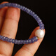 The Fujiu tanzanite necklace is a very high-end blue-purple ring. The ring surface is calculated by carat. The size is 4.5-5.5mm.