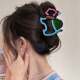 Jisen Dopamine Cartoon Puppy Clip para mujeres con cabeza de espalda Pin de cabello Lindo color de color clip de tiburón