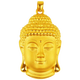 Chipan 18K gold necklace for women, Tathagata Buddha pendant, gold-plated, always safe, hard gold, Maitreya Buddha gift for couples, Tathagata Buddha pendant + black rope