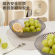 JD.com Assiette de fruits, fruits séchés Fruit Pallet Snack Rangement Affiche Affiche à eau [Ultra grande capacité] 2 pièces 22 * ​​7cm