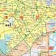 2025 new upgraded version of large format map Tianjin map, size about 1.1 meters * 0.8 meters, folding film, large scale political district map, urban district map, urban map, political district division, urban transportation route, tourism, township information, easy to carry when traveling, China province series map