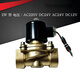 Yuyao Bopu brass wire port solenoid valve 2W type direct-acting solenoid valve AC220V DC24V 2W-500-50 (DC24V normally closed type)